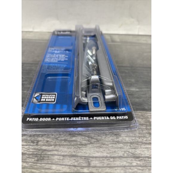 Wright Non-Keyed Reversible Flush-Mount Patio Door Latch, Aluminum, V1195 {20} - Picture 5 of 12